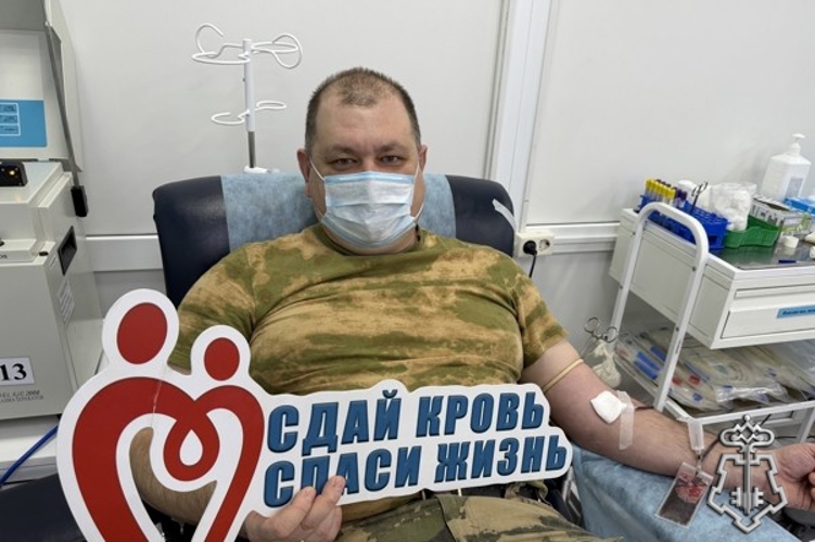 Сотрудники Росгвардии поддержали ведомственную донорскую акцию в Астрахани 