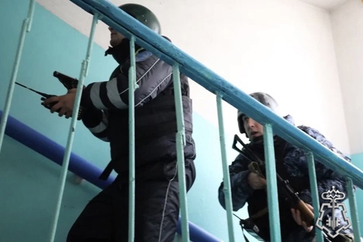 При участии Росгвардии в Астраханской области прошло антитеррористическое учение «Экран»