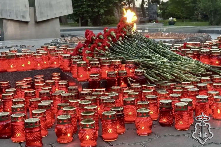 В Астрахани росгвардейцы присоединились к Всероссийской акции «Свеча памяти»
