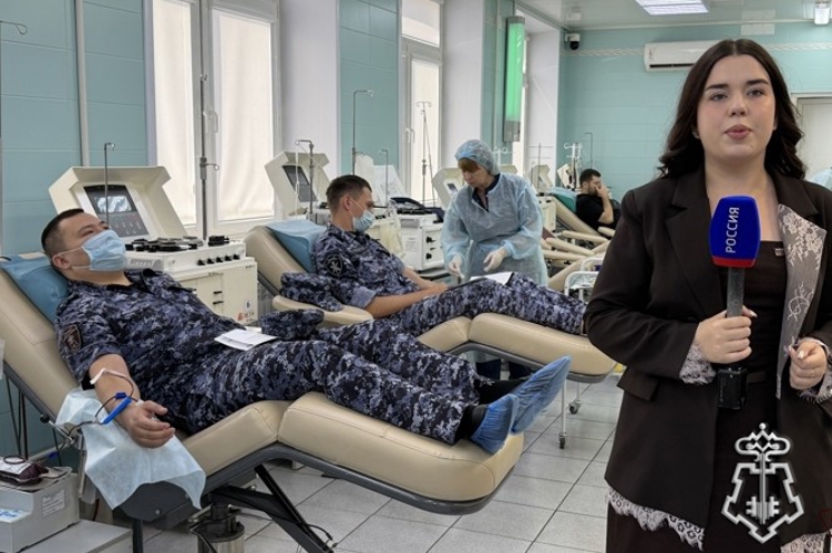 В День офицера России росгвардейцы поддержали ведомственную донорскую акцию в Астрахани